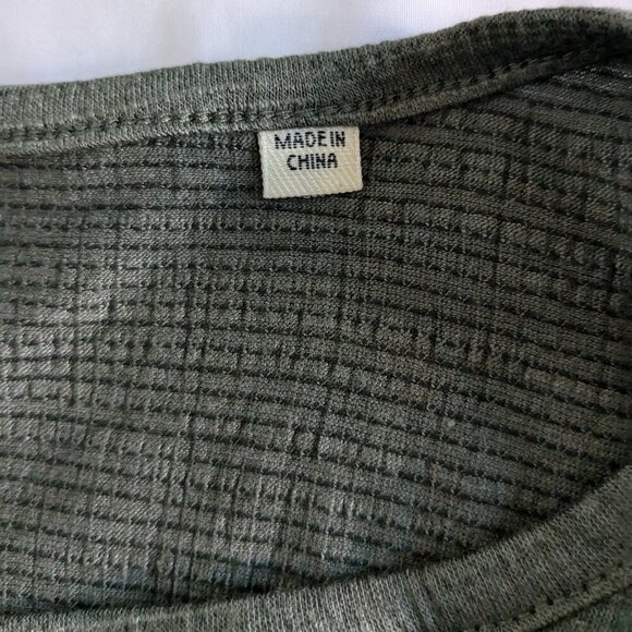 Max Studio Cinched Sleeve Top Size 3X Green Jersey Dropped-Shoulder T-Shirt NWT - Picture 11 of 15